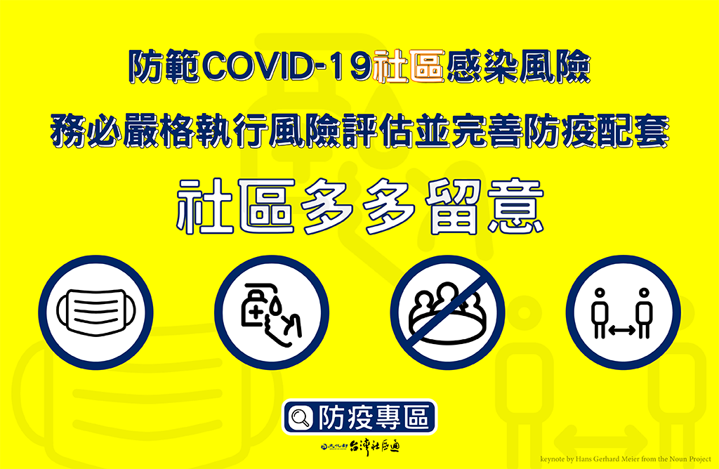 防範COVID-19社區感染風險